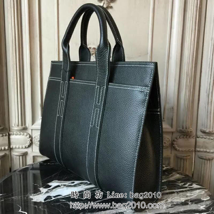 HERMES愛馬仕 最新款 原版牛皮 經典時尚 男士公事包 可手提斜挎 8823-1 JD1220